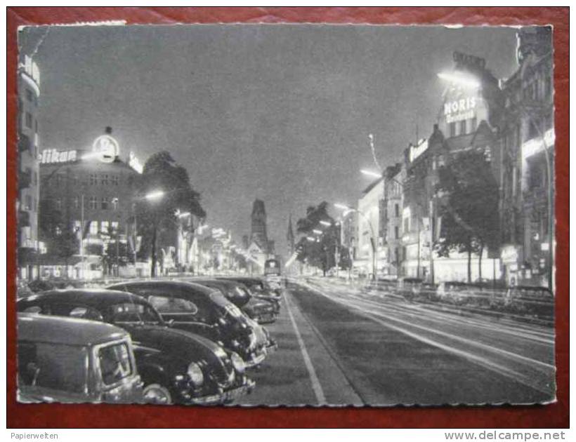 Berlin - Kurfürstendamm Bei Nacht VW - Charlottenburg