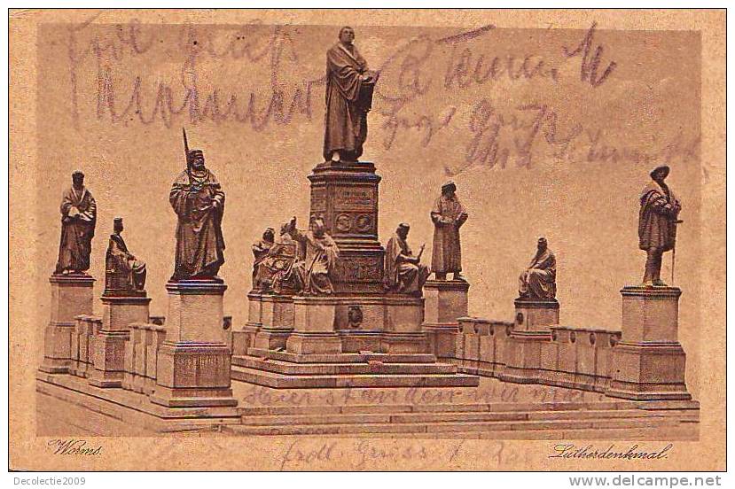 Z4650 Germany Rhineland Palatine Worms Lutherdenkmal Circulated - Worms