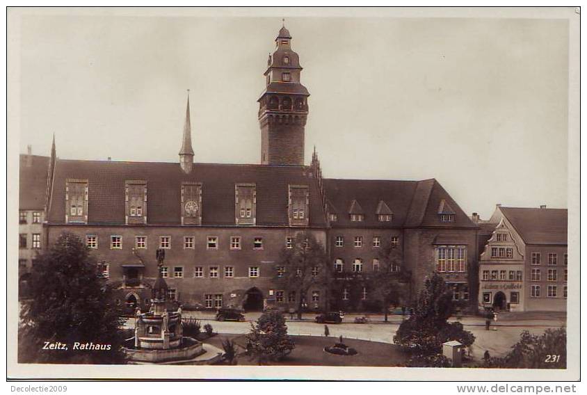 Z4724 Germany Anhalt Saxony Zeitz Rathaus Uncirculated 1934 - Zeitz