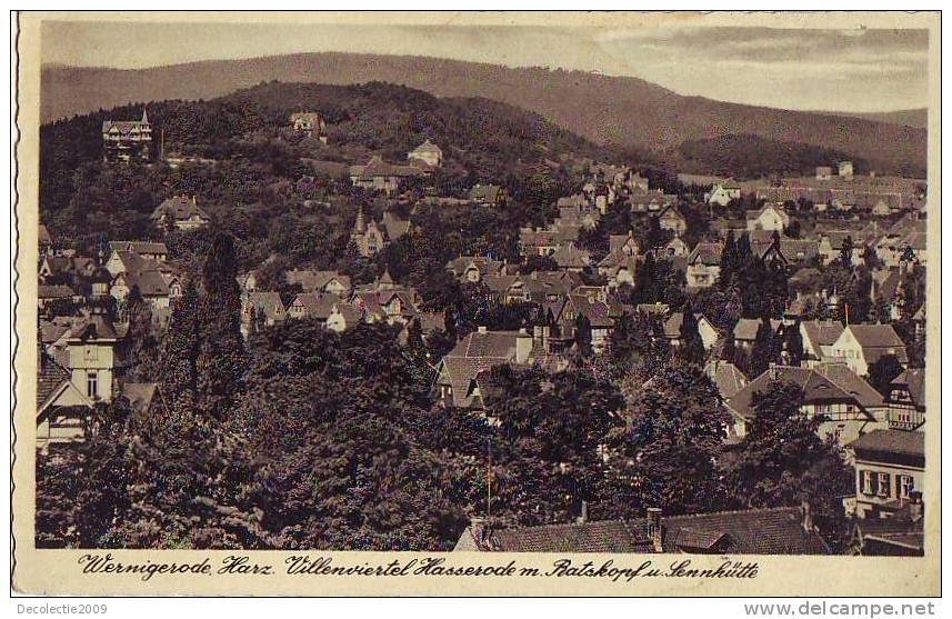 Z4733 Germany Anhalt Saxony Wernigerode Villenviertel Uncirculated - Wernigerode