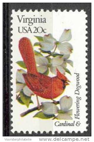 USA UNITED STATES 1982 MCHL 1577 BIRDS OISEAUX VÖGEL VOGELS  MNH ** POSTFRIS NEUF - Ongebruikt