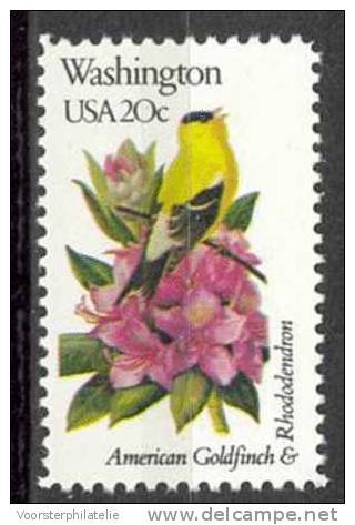 USA UNITED STATES 1982 MCHL 1578 BIRDS OISEAUX VÖGEL VOGELS  MNH ** POSTFRIS NEUF - Unused Stamps