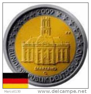 ALLEMAGNE 2 EUROS COMMEMORATIVE 2009 Lettre A - Deutschland