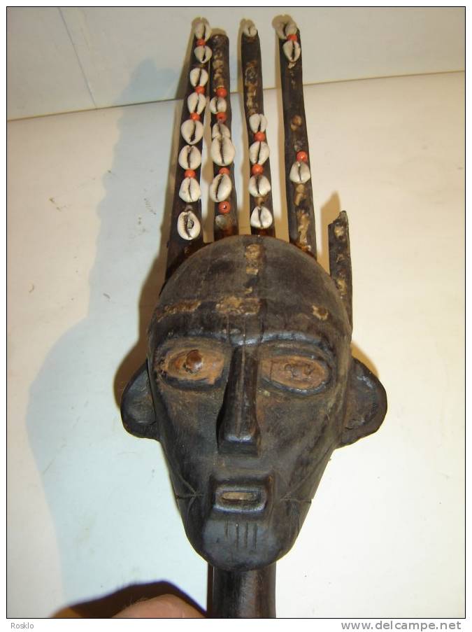 ART AFRICAIN / DOGON MALI / STATUE HIOMME DE BOUT / HAUTEUR 65 CM /TRES BEL ETAT - Afrikanische Kunst