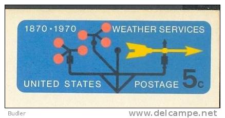 U.S.A. : 1970 : Post. Stat.** :WEATHER,METEOROLOGY,SATELLITES, - Climate & Meteorology