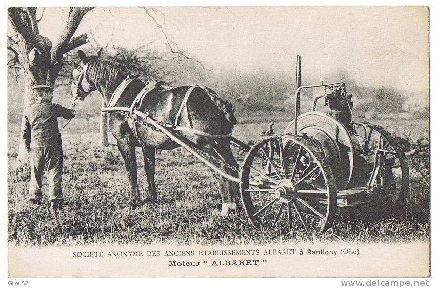 60 -- Rantigny -- Société Anonyme Des Anciens établissements ALBARET   ----  Moteur --- - Rantigny