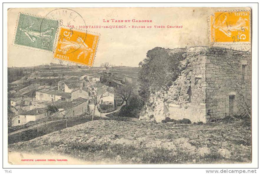 11677 - Montaigu-de- Quercy - Ruines Du Vieux Château - Montaigu De Quercy