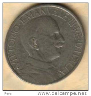 ITALY  2 LIRE  ROMAN EMBLEM  FRONT KING HEAD BACK 1924 KM93  READ DESCRIPTION CAREFULLY !!! - 1900-1946 : Vittorio Emanuele III & Umberto II