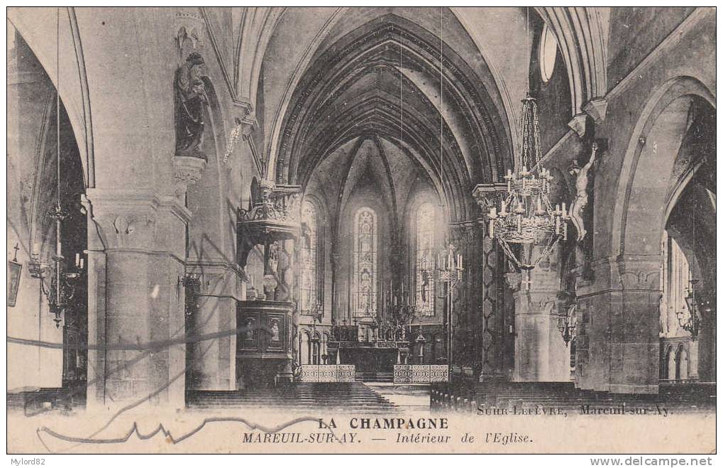 Interieur De L'Eglise (etat Moyen) - Mareuil-sur-Ay