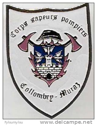 POMPIER - Beau Pin´s - Corps Sapeurs Pompiers De Collombey - Muraz - Pompiers