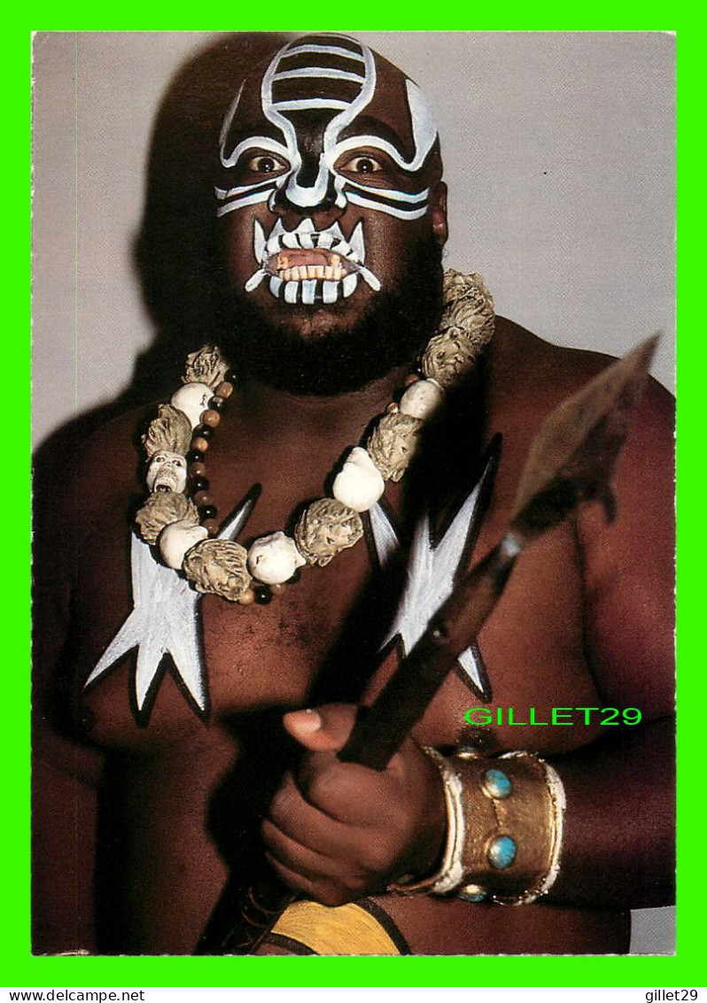 LUTTE - KAMALA THE UGANDAN GIANT- WRESTLING - WCW/NWO - ÉDITÉ PAR BERT RANDOLPH & GEORGE NAPOLITANO EN 1985 - - Ringen