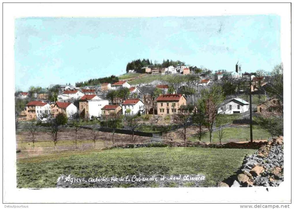 SAINT ST AGRVE Ardèche : Vue De La Cabanette Et Mont Chinicez - Saint Agrève