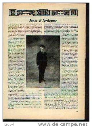 In T.C.B. (15/04/1924)  Article "Jean D´Ardenne" - Zeitschriften - Vor 1900