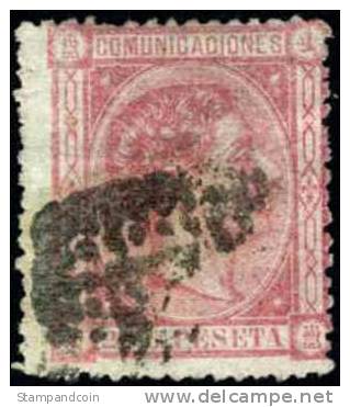 Spain #216 Used 25c From 1875 - Usati