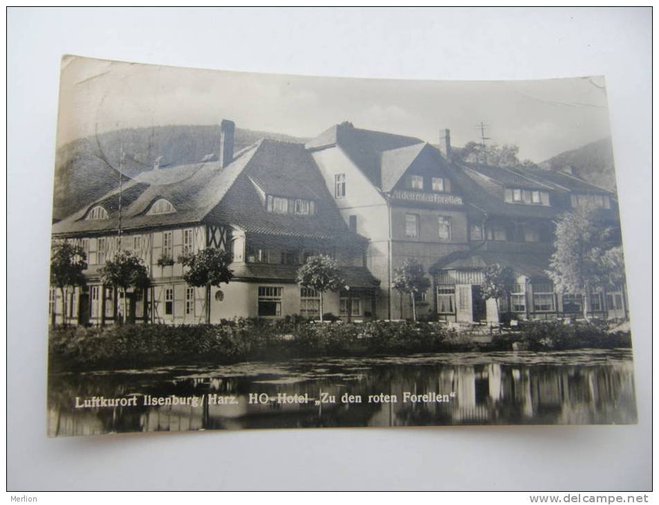 Ilsenburg - Harz - HO-Hotel -Zu Der Roten Forellen    Cca 1950's      F  D56362 - Ilsenburg