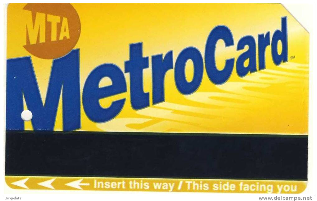 MTA  Metro Card For The Subway And Bus - Other & Unclassified