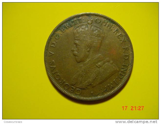 656 AUSTRALIA  ONE PENNY     YEAR 1923   FINE++    OTHERS IN MY STORE - Penny