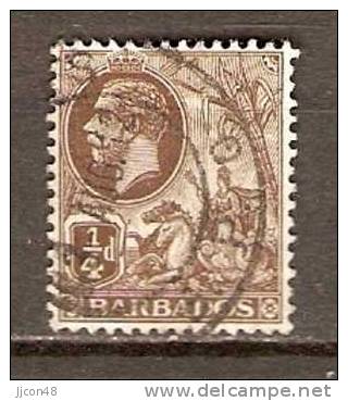 Barbados  1912 KG V  1/4d  (o) - Barbados (...-1966)