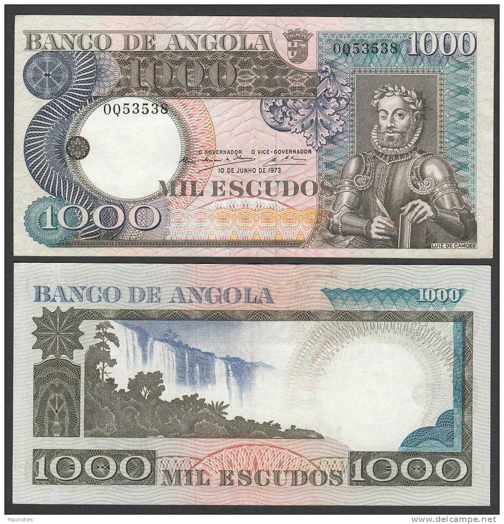 ANGOLA :  Banconota 1000 Escudos - 1973 - VF - Angola