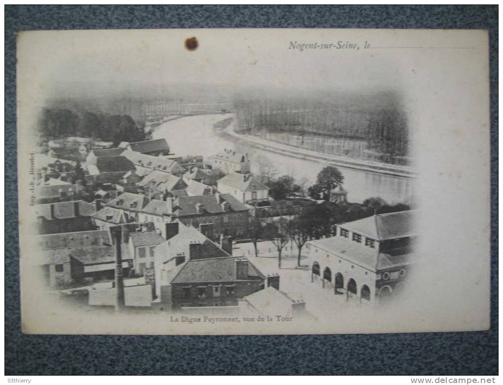 CPA 10-NOGENT SUR SEINE-LA DIGUE PEYRONNET VUE DE LA TOUR-VIERGE- - Nogent-sur-Seine