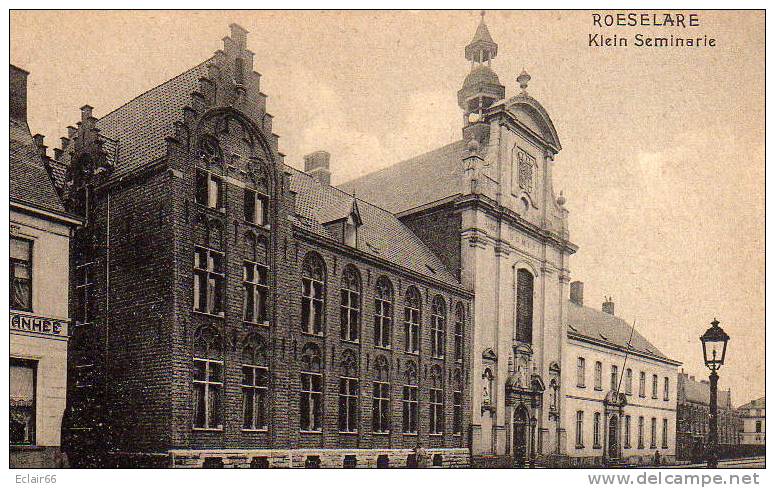 ROESELARE - Klein Seminarie -        CPA 1912                      Edit. Strobbe-Hoornaert, Iseghem !!   X - Roeselare