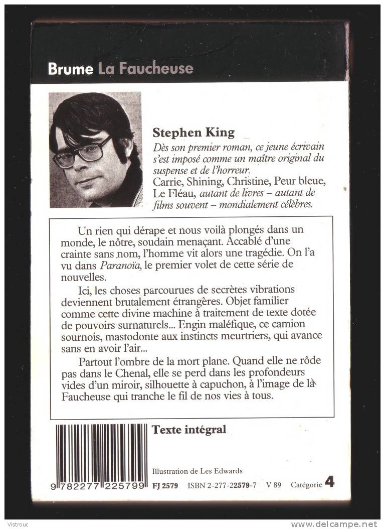 " BRUME - La Faucheuse", De Stephen KING -  J'AI LU N° 2579. - Fantásticos