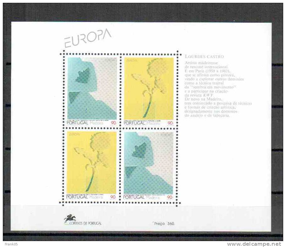 Madeira / Madère 1993 EUROPA Block/souvenir Sheet ** - 1993