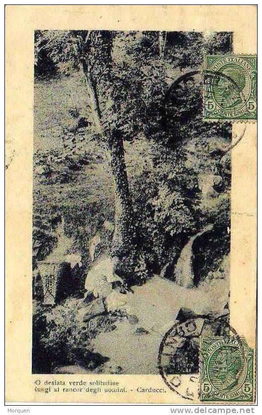 Postal  SASSARI Italia) 1919. CENSURA Bologna Posta Estera - Storia Postale