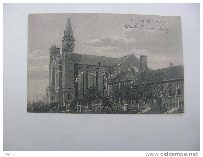 62 LIEVIN St. Pierre -Kirche - Cp Allemande -soldiers  CPA Cca 1915 VF D56490 - Lievin