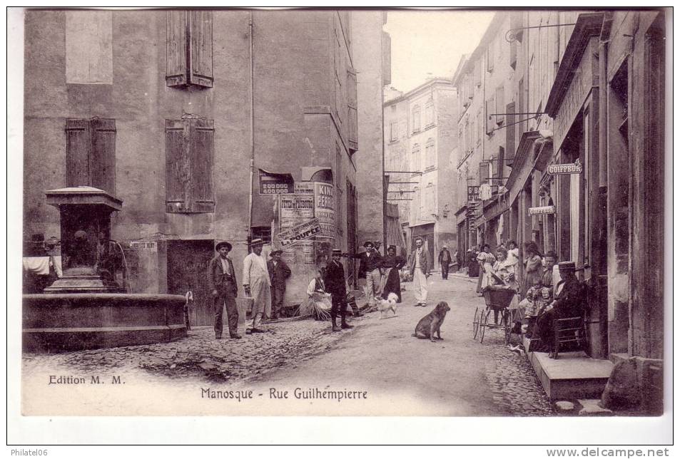 MANOSQUE   RUE GUILHEMPIERRE - Manosque