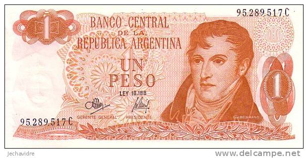 ARGENTINE  1 Peso  Non Daté (1970-1973)   Pick 287    ***** BILLET  NEUF ***** - Argentinien