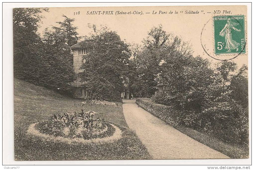 Saint-Prix (95) : Villa "la Solitude" En 1910. - Saint-Prix