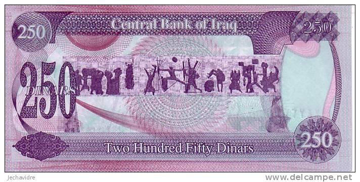 IRAQ  250 Dinars  Emission De 1995  Pick 85     ***** BILLET  NEUF ***** - Irak