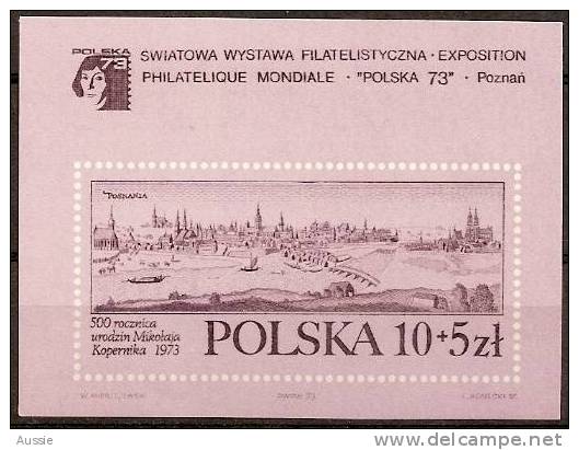 Pologne Polen 1973 Yvertn° Bloc 62 *** MNH Cote 13,50 Euro - Blocs & Hojas