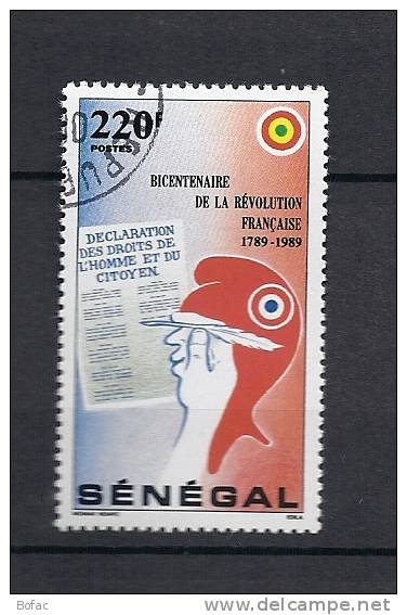 798   OBL  Y  &  T   SENEGAL  Bicentenaire De La Révolution Française - Franse Revolutie
