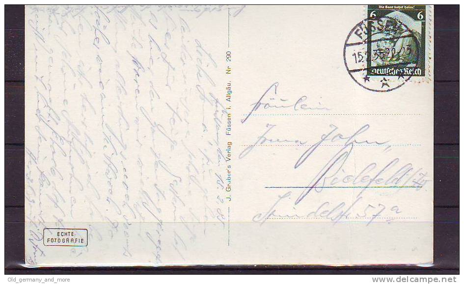 Füssen Vom Bayer.Galgenbichel 1935  (0216) - Füssen