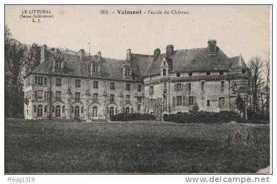 Valmont - Facade Du Chateau - Valmont