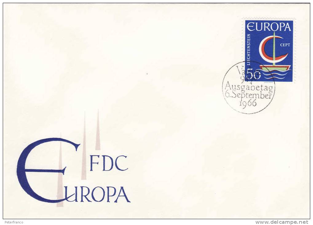 1966 Liechtenstein - FDC - 1966