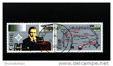 IRELAND/EIRE - 1995  CENTENARY OF RADIO - MARCONI   PAIR   FINE USED - Autres & Non Classés