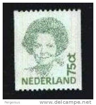 Olanda-1991- Regina Beatrice-coil Stamp-Unif.1372a-Nuovo Nl - Unused Stamps