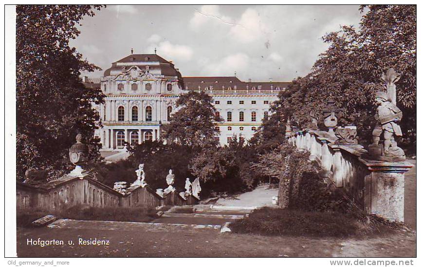 Würzburg Hofgarten Und Residenz (0246) - Würzburg
