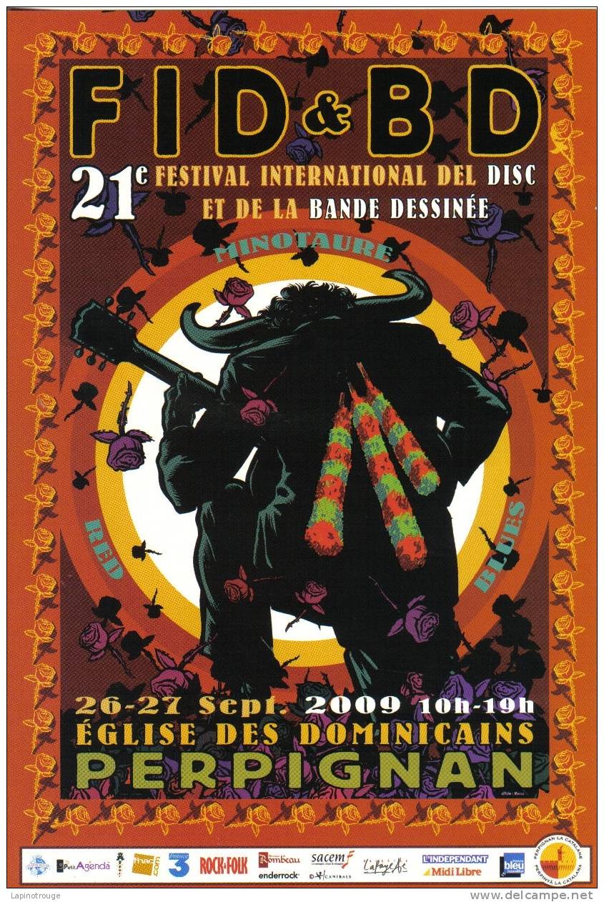 Programme MEZZO Festival Disque Et BD Perpignan 2009 (Le Roi Des Mouches) - Autres & Non Classés