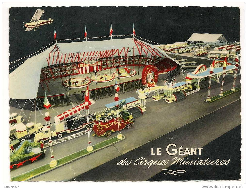 La Souterraine (23) : Maquette Du Cirque "Le Géant Du Cirque", Vue De L'entrée, De Masvignier Environ 1950 (animée). - La Souterraine