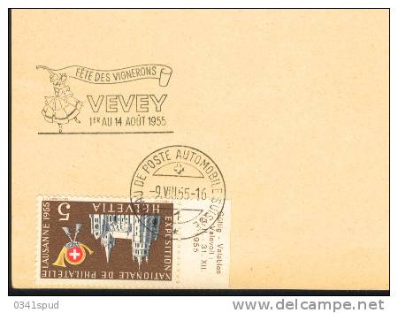 1955 Suisse Vevey Vignerons Vino  Vins Raisin Vignoble Wine Grape Vineyard - Vins & Alcools