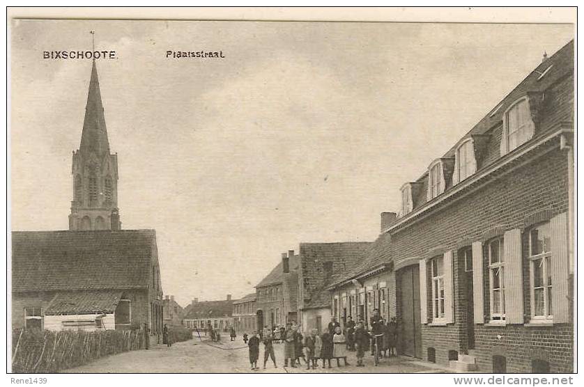 Bixschoote  -  Plaatsstraat - Feldpost - Langemark-Poelkapelle