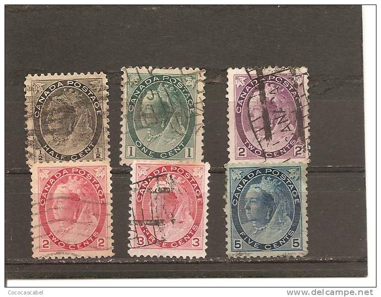 Canadá. Nº Yvert  62-67 (usado) (o). - Used Stamps