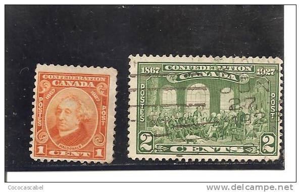 Canadá. Nº Yvert  121-22 (usado) (o). - Used Stamps