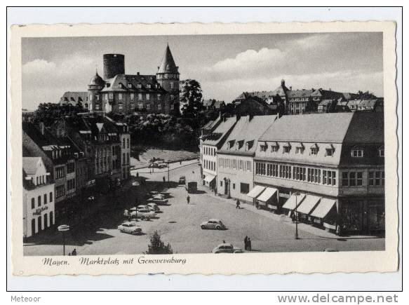 Mayen - Marktplatz Mit Genovevaburg - Mayen