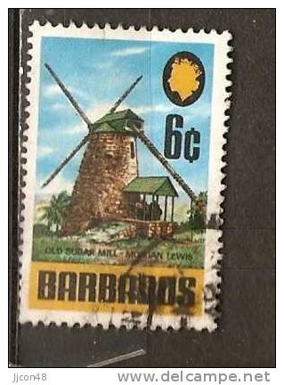 Barbados  1970  Views.  6c  (o) Old Sugar Mill, Morgan Lewis - Barbados (1966-...)