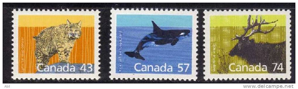 Canada 1988 N°Y.T. : 1032 à 1034** - Unused Stamps